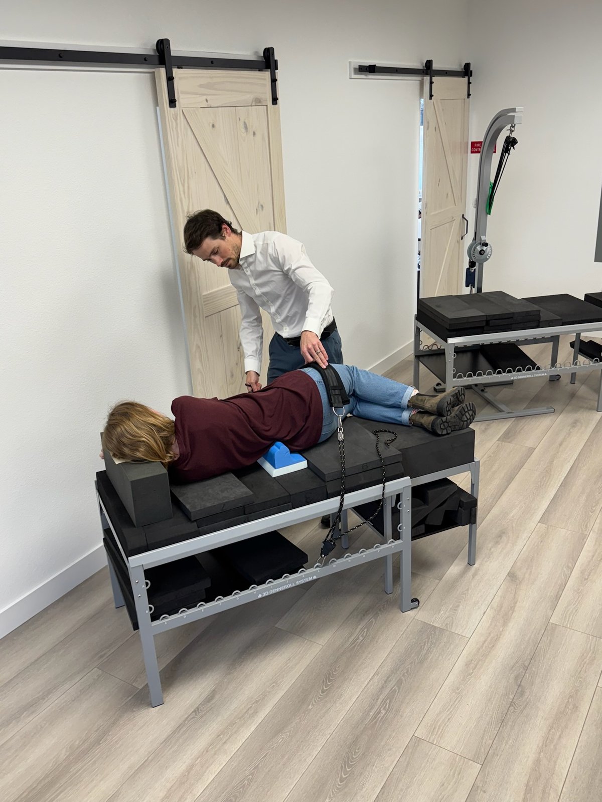Spinal correction and traction therapy at PEAK